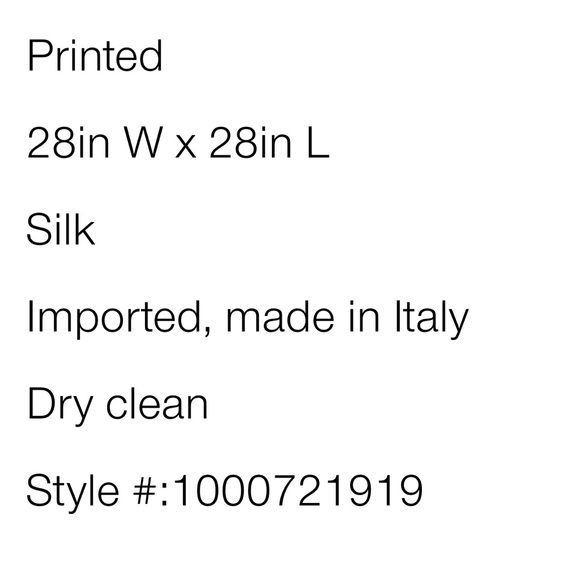 Silk Moschino Square 28 X 28 inch Scarf - Picture 3 of 3